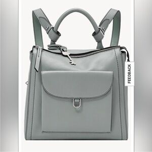 Fossil Parker Leather Small Backpack Purse